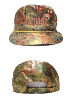 画像2: 1980's~ "CANADA" Flower Pattern Cap　(総柄)　size : one size (2)