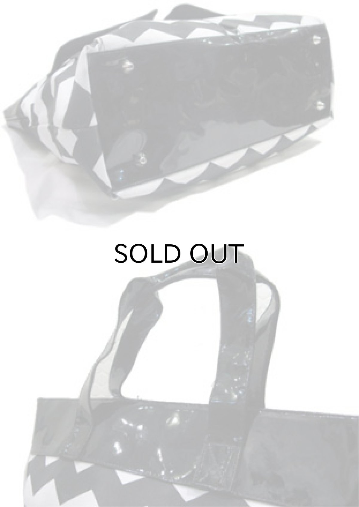 画像4: "TassDesign" Saw-Tooth Design Tote Bag　BLACK / WHITE　　  (4)