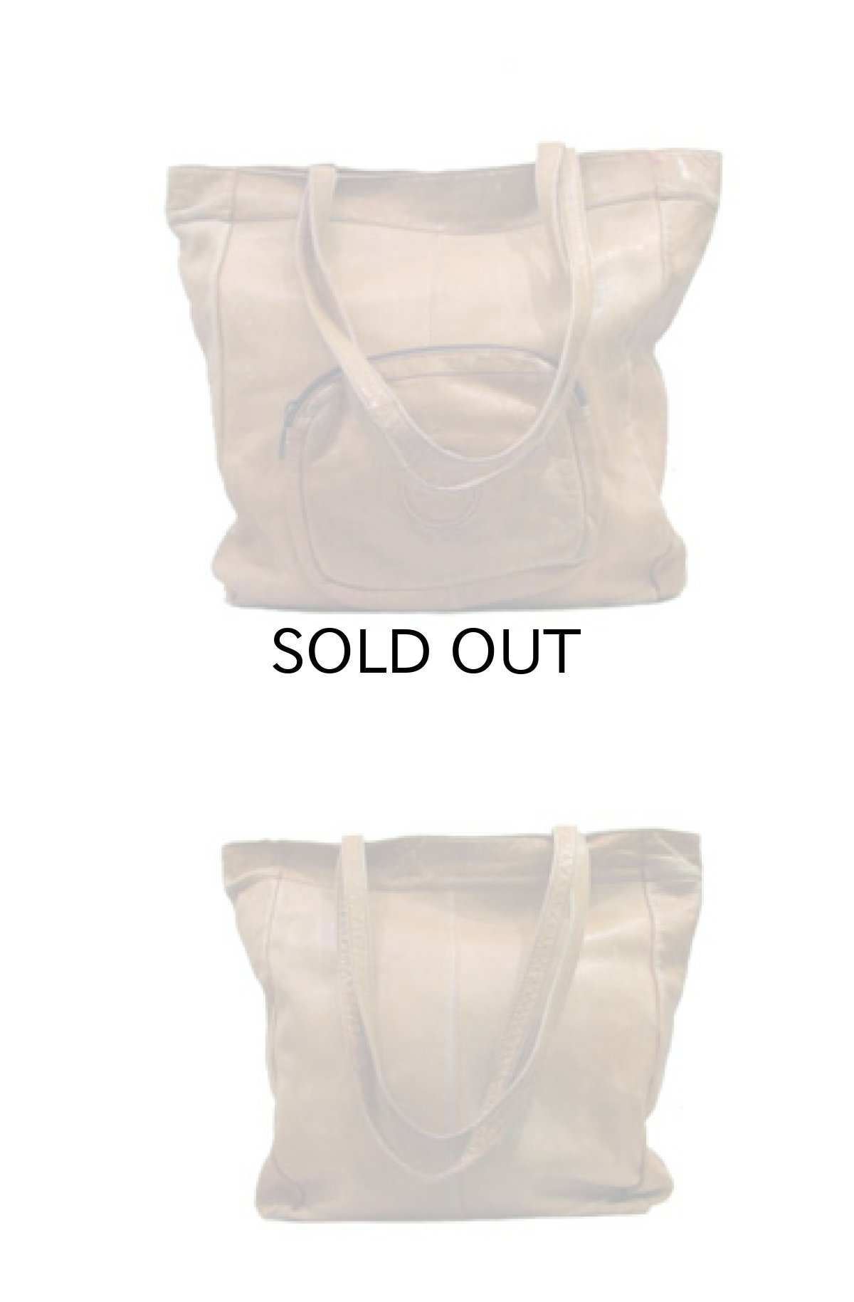 画像3: 1970's "Suaza Leather" Leather Tote Bag made in COLOMBIA　color : Lt.BROWN  (3)