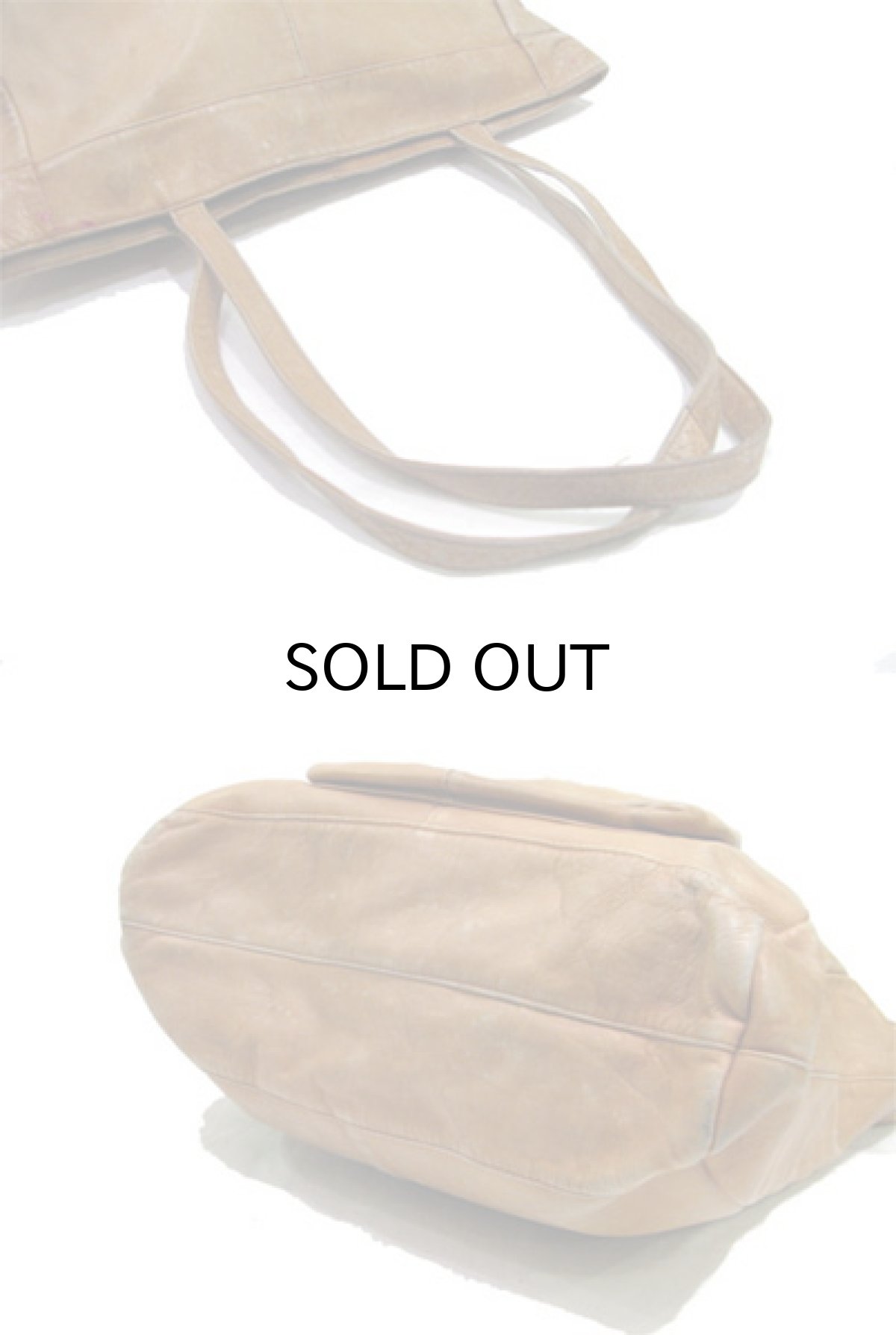 画像4: 1970's "Suaza Leather" Leather Tote Bag made in COLOMBIA　color : Lt.BROWN  (4)