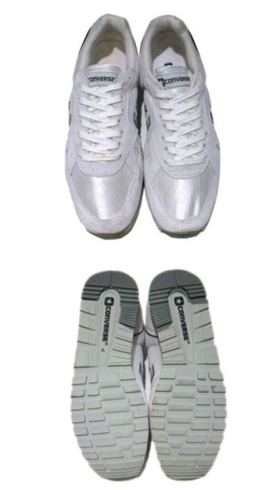 画像1: 1980's "CONVERSE" Running Shoes　made in KOREA　GREY 　size US 8 (26cm)