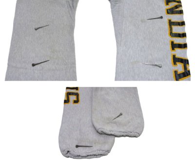 画像2: 1980's Champion Reverse Weave Sweat Pants　GREY　size L  (表記 LARGE)
