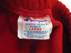 画像3: 1990's Champion Reverse Weave Sweat Pants　RED　size L  (表記 LARGE) (3)