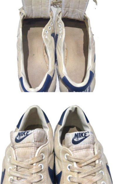 画像3: 1980's NIKE "ALL COURT" Canvas Sneaker　NATURAL / BLUE 　size US 10.5 (28.5cm)