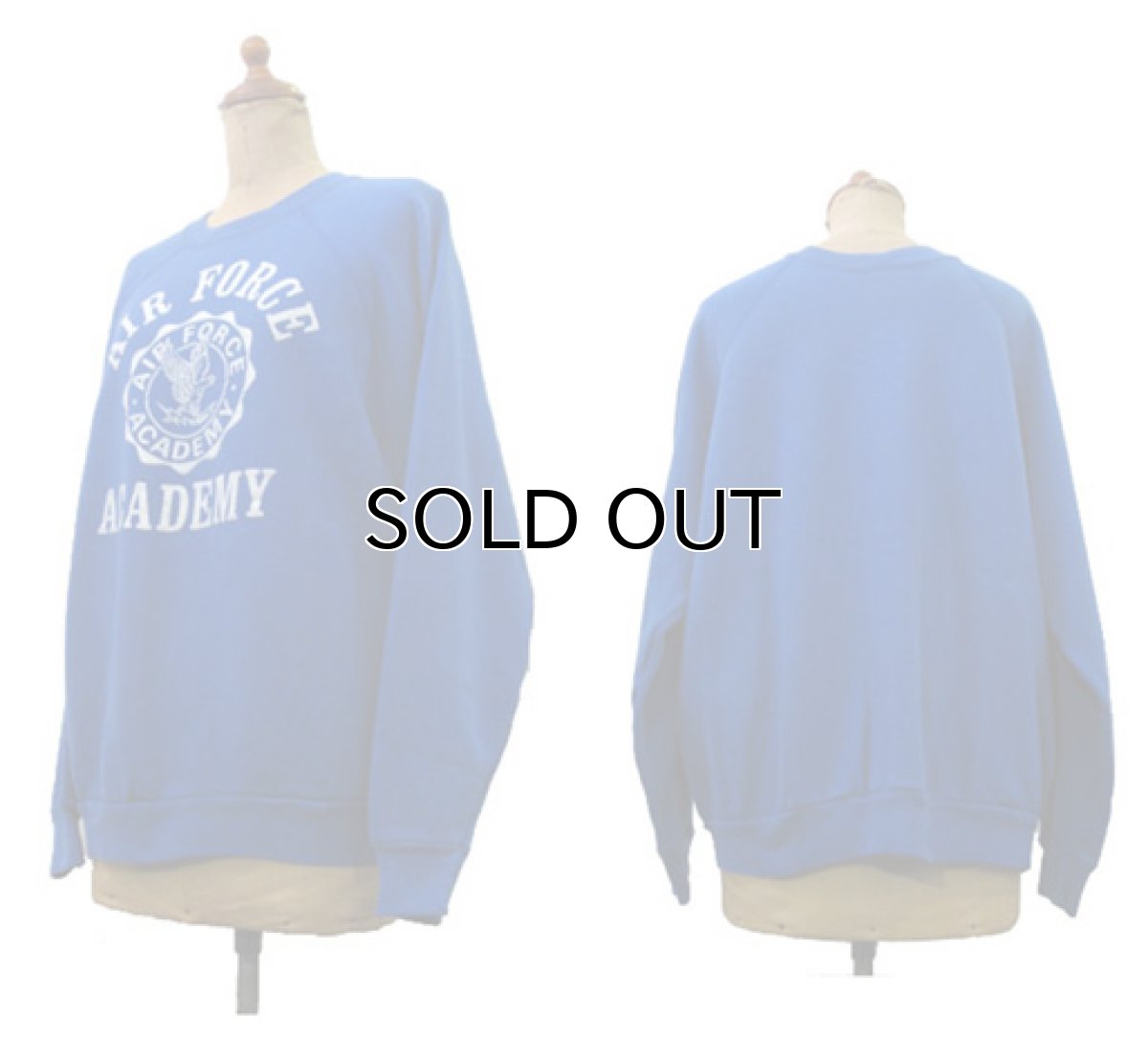 画像2: 1980's "ARTEX" AFA Pullover Print Sweat　made in USA　BLUE　size M 位 (表記 XL) (2)