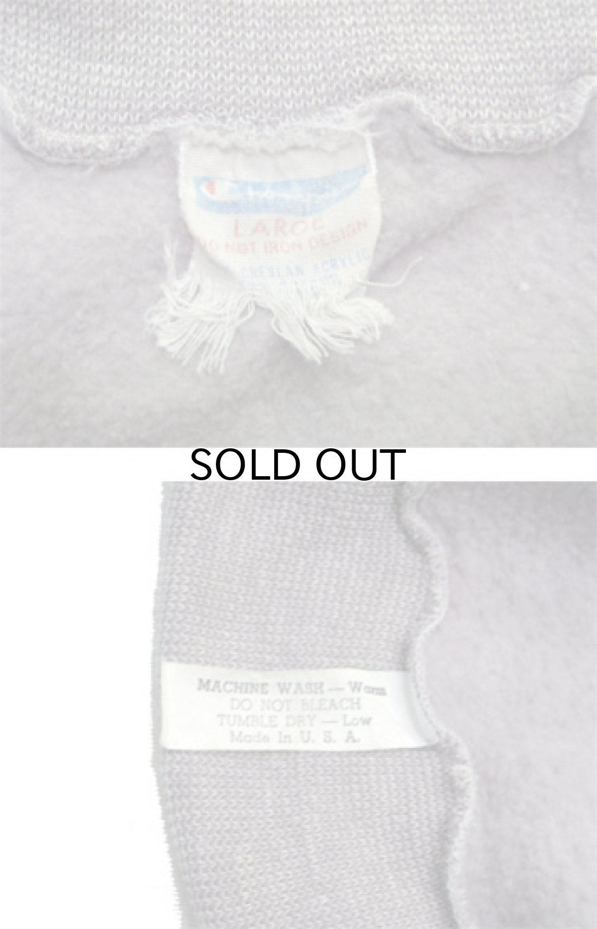 画像3: 1970's Champion Sweat Pants made in USA　Heather GREY　size M  (表記 LARGE) (3)