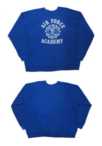 画像1: 1980's "ARTEX" AFA Pullover Print Sweat　made in USA　BLUE　size M 位 (表記 XL)