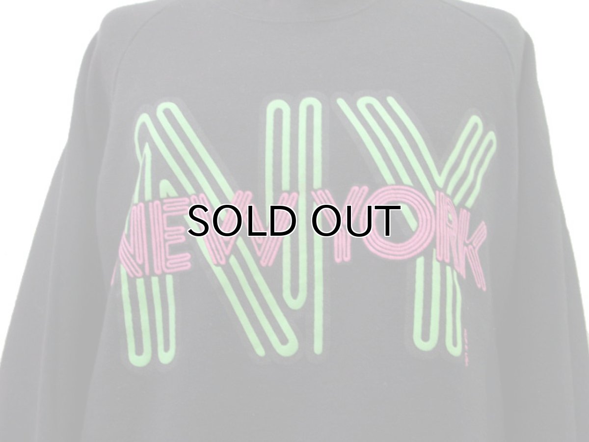 画像3: 1980's "JERZEES" Pullover Print Sweat made in USA BLACK size S-M 位 (表記 L) (3)