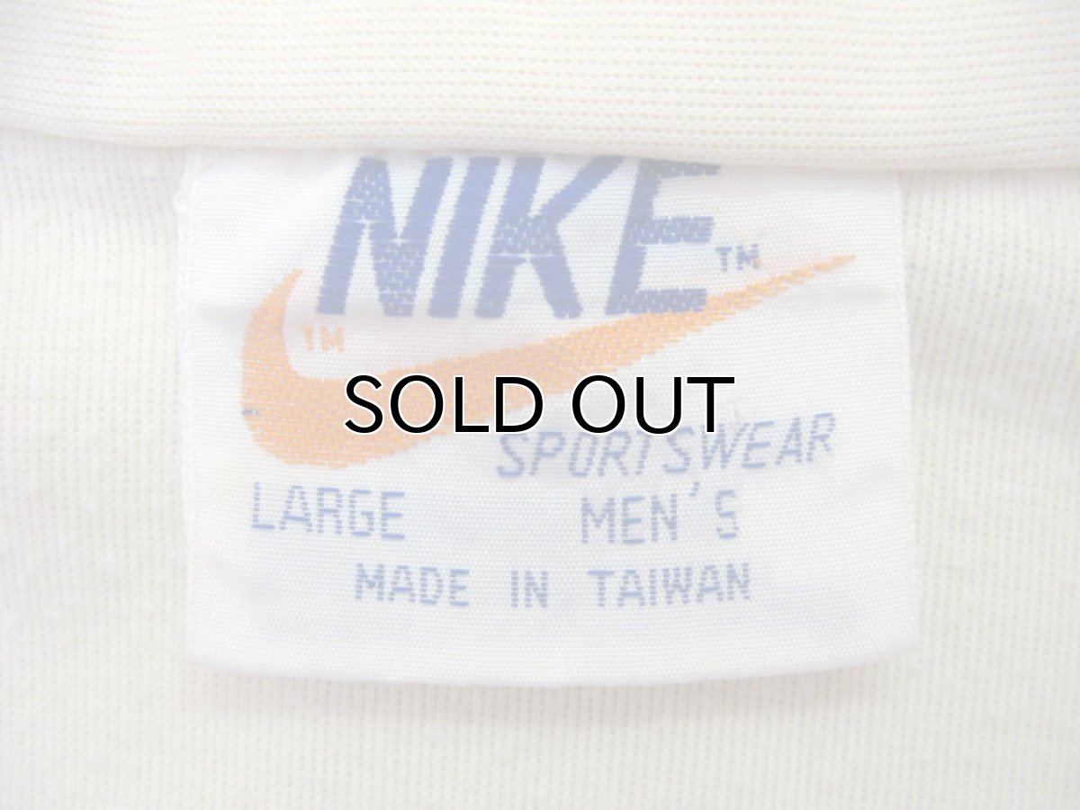 画像4: 1970's "NIKE" Jersey Jog Top's Orange Swash  made in TAIWAN size M-L 位 (表記 L) (4)