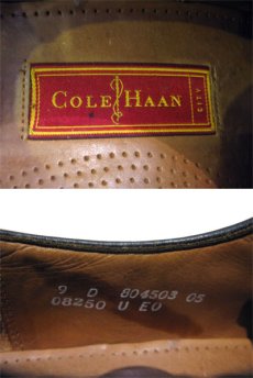 画像3: "COLE HAAN" Straight Tip Leather Shoes　color : BLACK　 size 9   ( 27 cm ) (3)