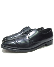 画像1: 1970's "FREEMAN" Plain Toe Leather Shoes　color : BLACK　 size 10 1/2 C  ( 28.5 cm ) (1)