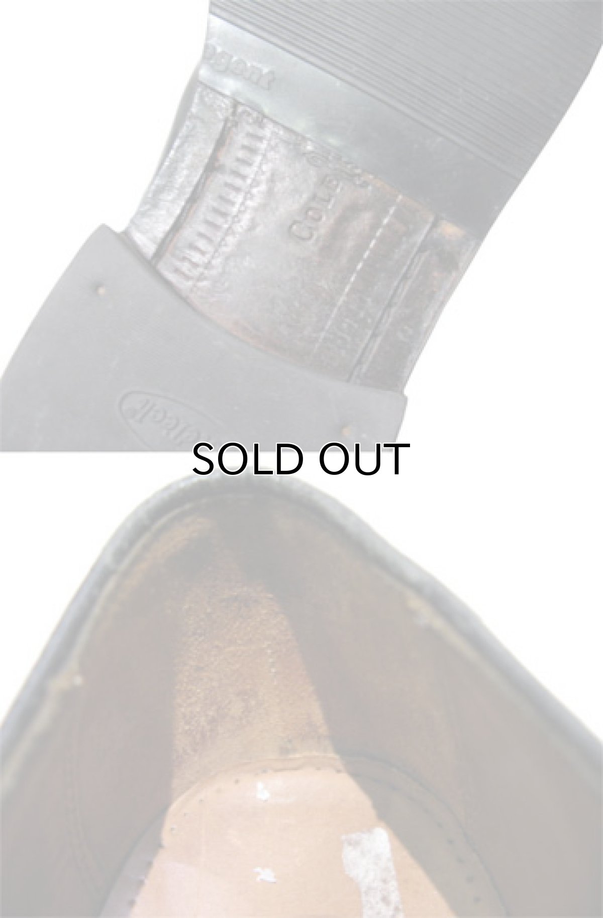 画像4: "COLE HAAN" Straight Tip Leather Shoes　color : BLACK　 size 9   ( 27 cm ) (4)