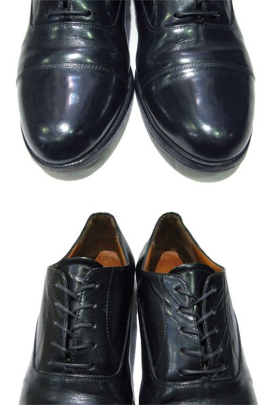 画像2: ~1980's "JOHN RAMFORD" Straight Tip Leather Shoes　color : BLACK　 size 41 1/2   ( 26 cm )