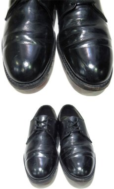 画像3: 1970's "FREEMAN" Plain Toe Leather Shoes　color : BLACK　 size 10 1/2 C  ( 28.5 cm ) (3)