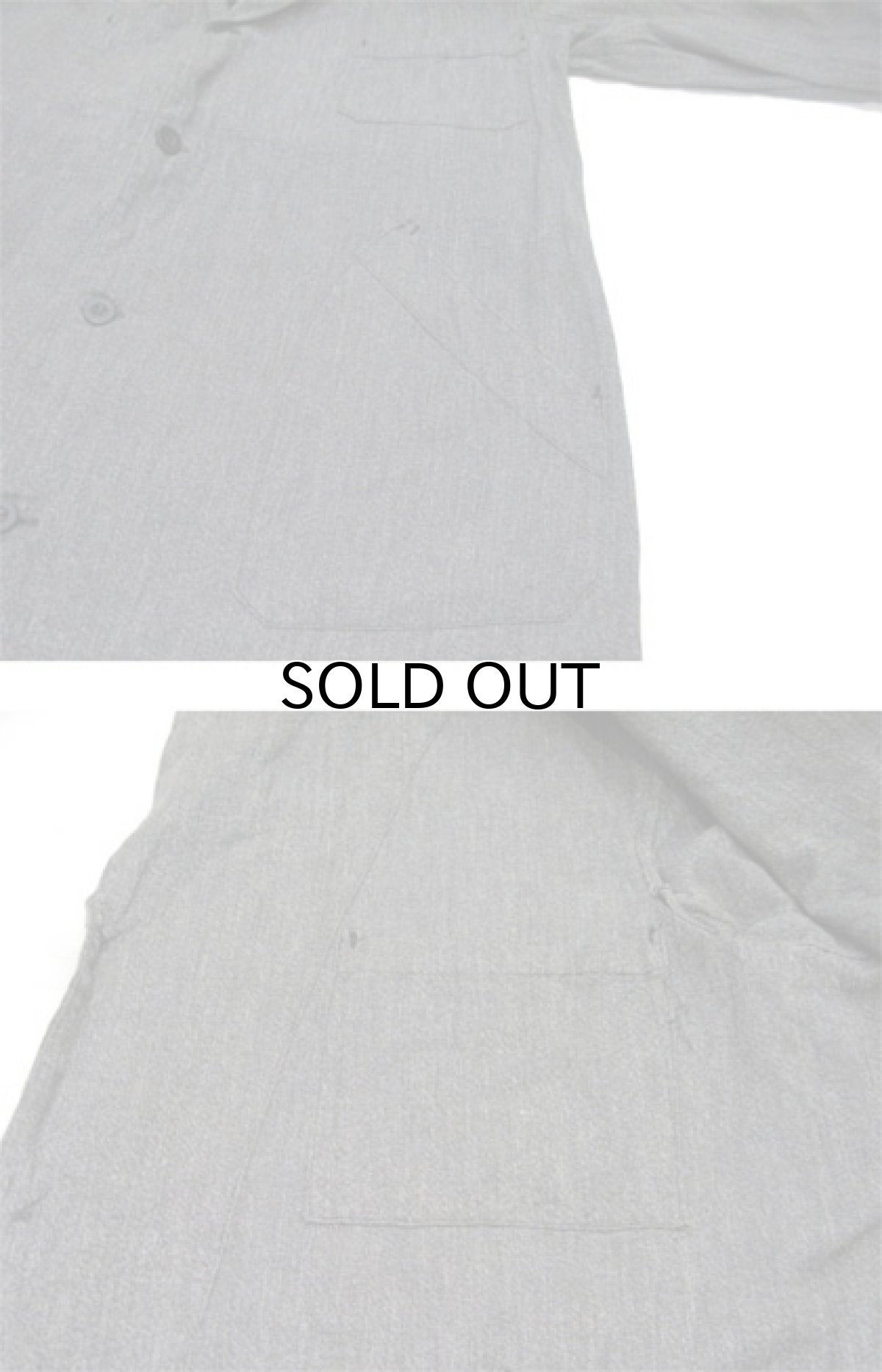 画像4: 1950's "French" Salt and Pepper Atelier Coat 　size S位 (表記 42) (4)