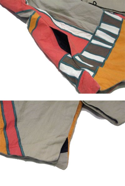 画像2: "GIRASOL" Cardigan Type Collarless Jacket　Multi Color　size M-L位 (表記 なし)