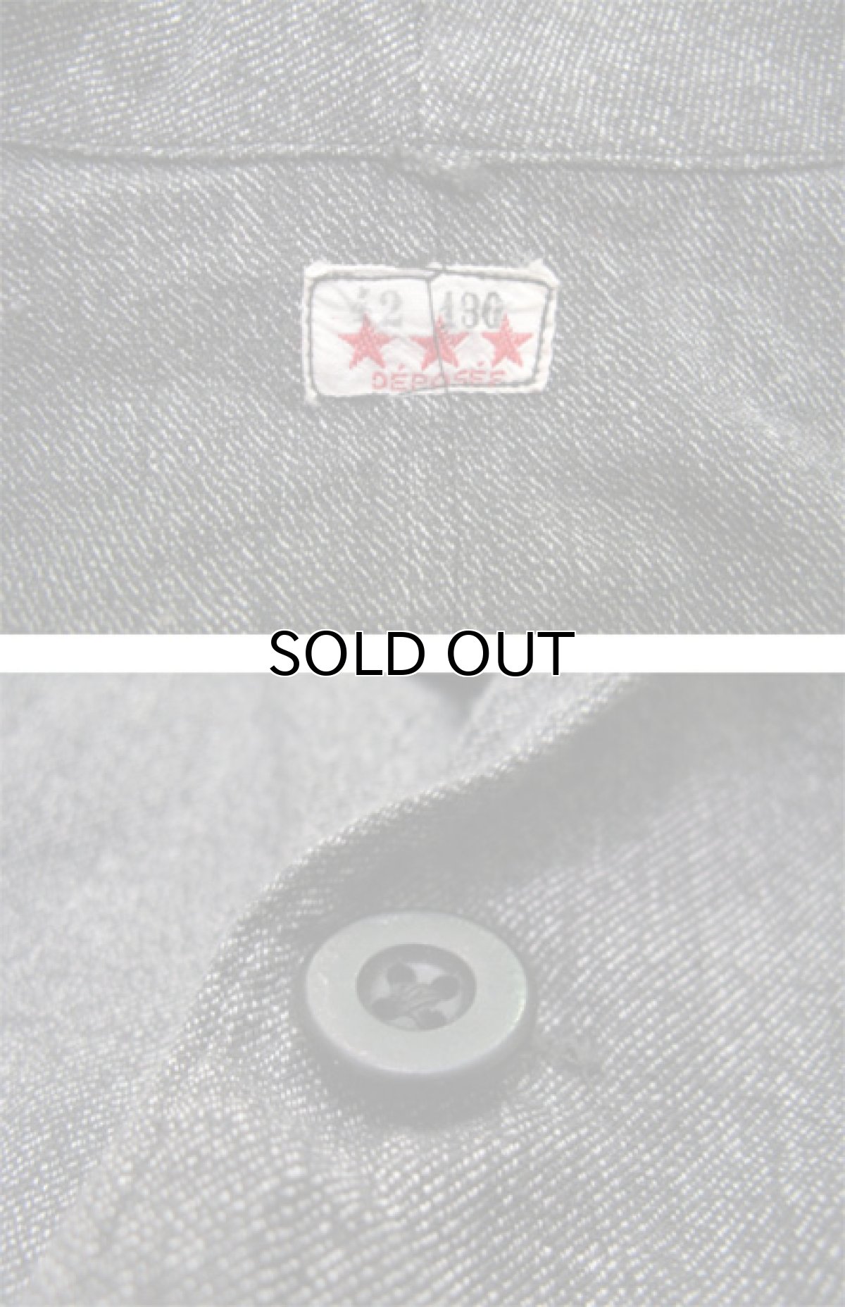 画像3: 1950's "French" Salt and Pepper Atelier Coat 　size S位 (表記 42) (3)