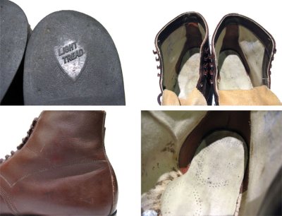 画像2: ~ 1970's "HY-SPOT" Cap Toe Leather Boots　BROWN 　size 約29 cm  ( 表記 11 EE)