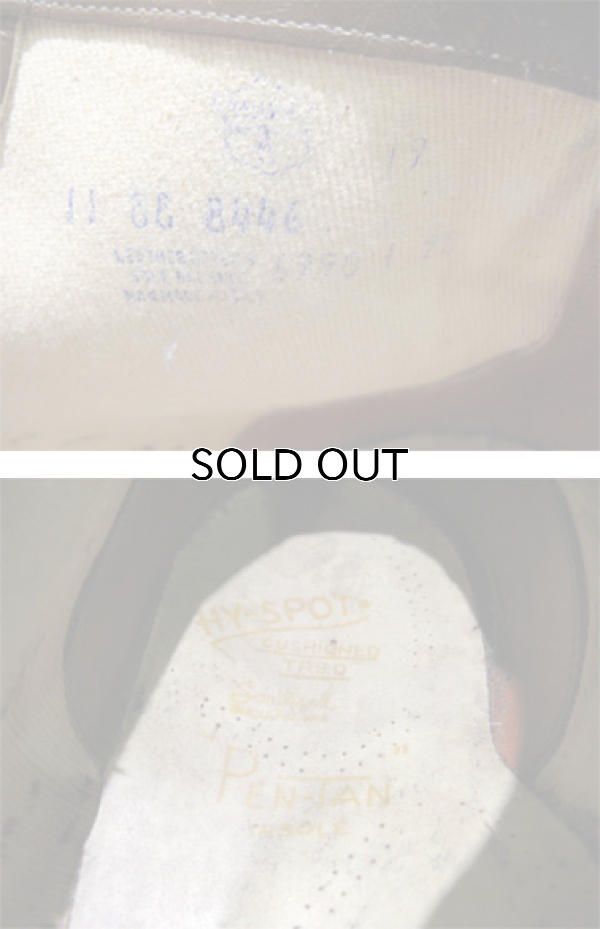 画像5: ~ 1970's "HY-SPOT" Cap Toe Leather Boots　BROWN 　size 約29 cm  ( 表記 11 EE) (5)