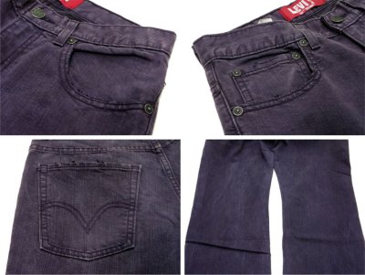 画像2: Levi's 511 Denim Skinny Pants　color : PURPLE　size w 29 inch  (表記 w28 L28)