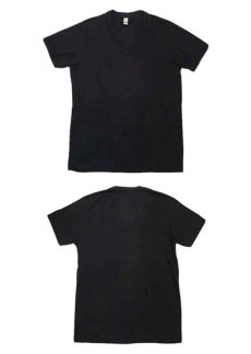 画像4: "alternative apparel" Eco Heather V-neck T-shirts　ECO TRU-BLACK　size XS / S / XL (4)