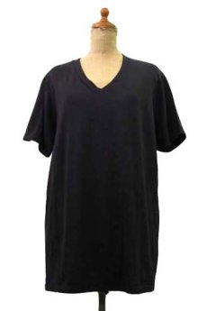 画像1: "alternative apparel" Eco Heather V-neck T-shirts　ECO TRU-BLACK　size XS / S / XL (1)