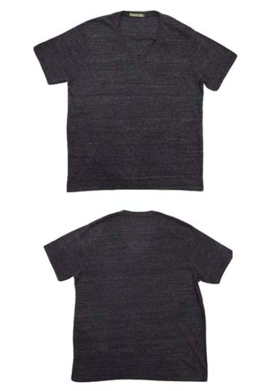 画像1: "alternative apparel" Eco Heather V-neck T-shirts　ECO BLACK　size XS / S / M / L / XL