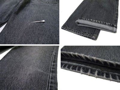 画像2: 1990's~ Levi's 517 Black Denim Pants　made in USA　Black Denim　size 32.5 inch (表記 32 x 30)