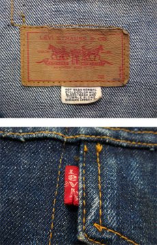 画像5: 1970's "Levi's" 70505e Cutoff Denim Vest　Indigo Blue　size S位  (表記 36) (5)