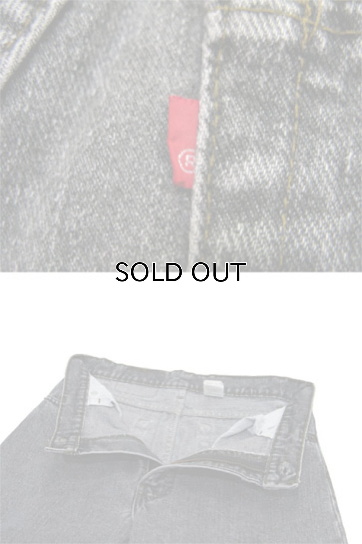 画像5: 1990's~ Levi's 550 Relaxed Fit Denim Tapered Pants　Black Denim　size 30 inch (表記 30 x 30) (5)