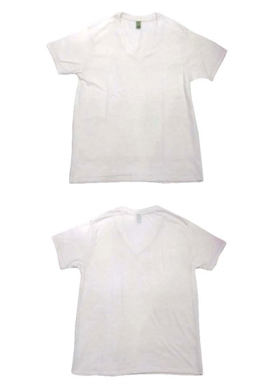 画像1: "alternative apparel" Eco Heather V-neck T-shirts　ECO OATMEAL　size XS / S / M / L / XL