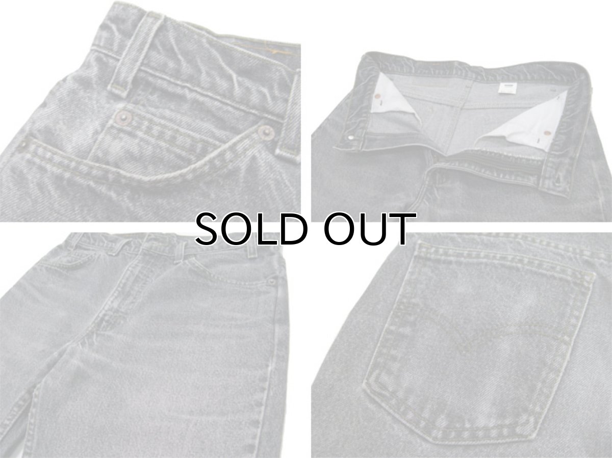 画像4: 1990's~ Levi's 517 Black Denim Pants　made in USA　Black Denim　size 32.5 inch (表記 32 x 30) (4)