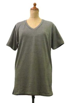 画像1: "alternative apparel" Eco Heather V-neck T-shirts　ECO MILITARY　size XS / S / M / L / XL (1)