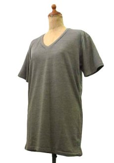 画像2: "alternative apparel" Eco Heather V-neck T-shirts　ECO MILITARY　size XS / S / M / L / XL (2)