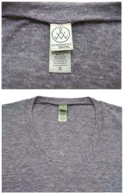 画像2: "alternative apparel" Eco Heather V-neck T-shirts　ECO GREY-HEATHER　size XS / S / M / L / XL