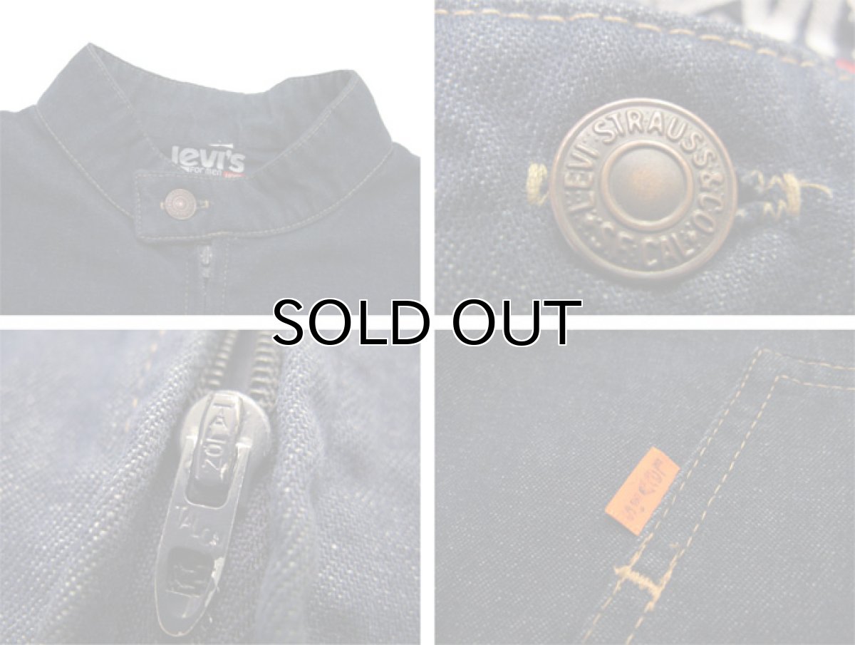 画像3: 1970's "Levi's" Stand Collar Denim Jacket made in USA Blue Denim size M-L位 (表記 なし) (3)