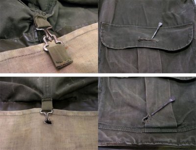 画像3: 1940's~ "HINSON" Corduroy Collar Hunting Jacket　OLIVE　size M-L位  (表記 38)