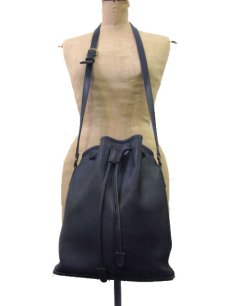 画像1: 1980-90's OLD COACH Leather Shoulder Bag 　BLACK　 made in USA (1)