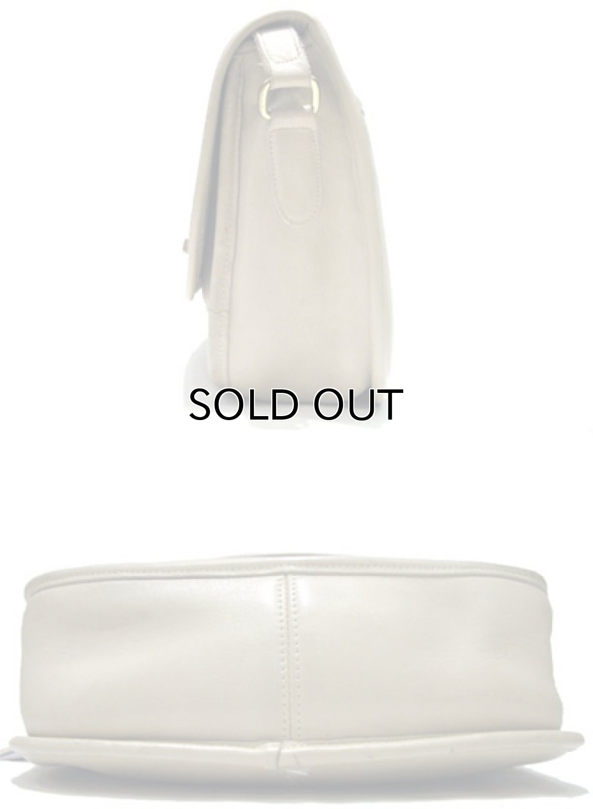 画像4: 1980-90's OLD COACH Leather Shoulder Bag  BEIGE  made in USA (4)