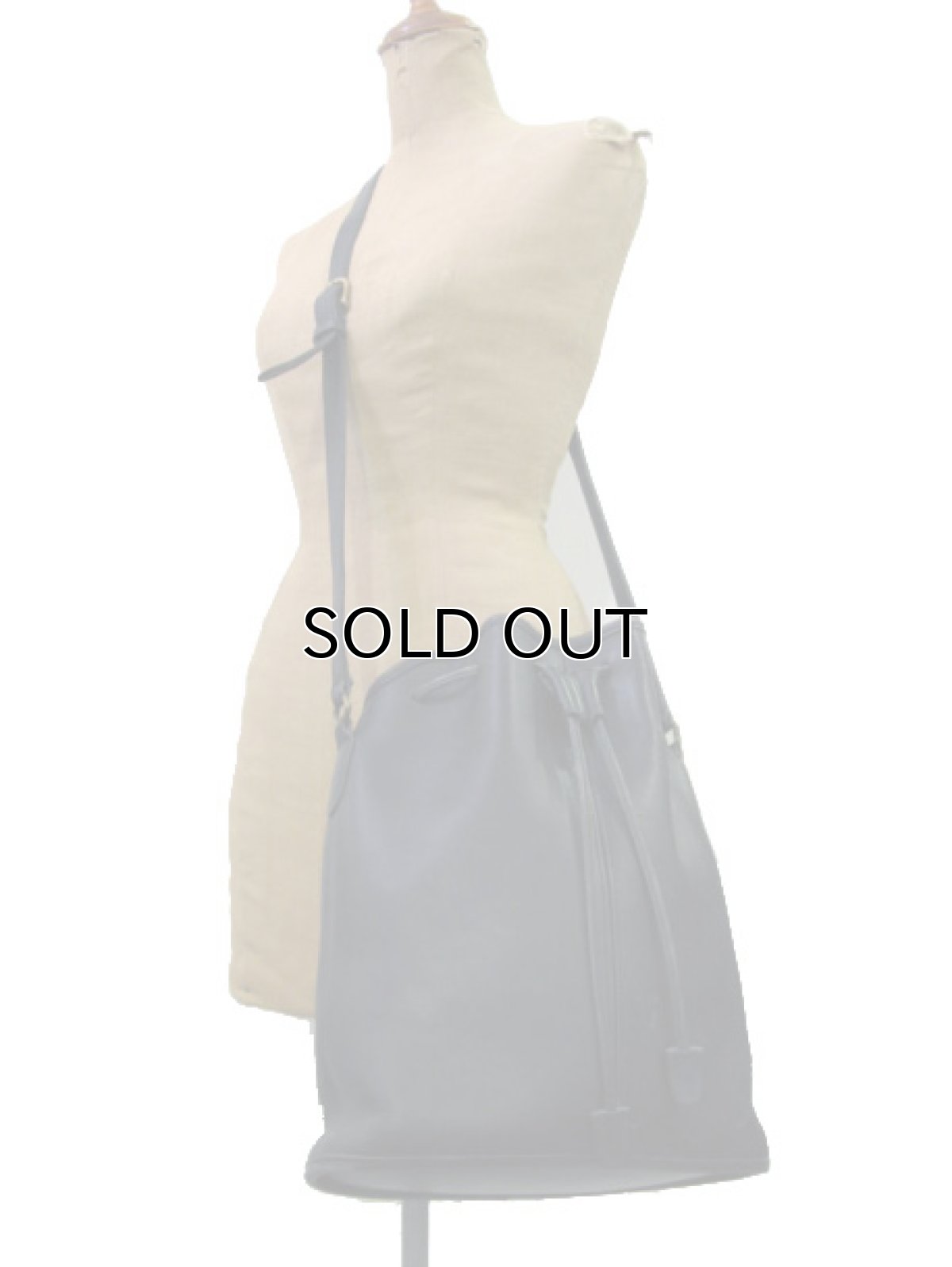 画像2: 1980-90's OLD COACH Leather Shoulder Bag  BLACK  made in USA (2)