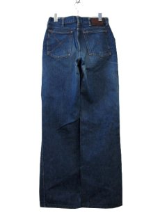 画像2: ~1950's"GAUCHOS" Indigo Denim 5Pocket Pants "Leather Patch"　size  w 28 inch (表記 なし) (2)