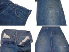画像5: 1940's"Casey Jones x Big8" Denim Work Pants with Cinch Back　size  w 31.5 inch (表記 なし) (5)