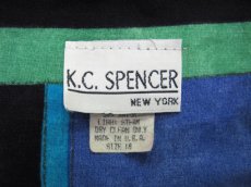画像3: 1980's~ "K.C. SPENCER" Colorful Rayon Gown　Multi Color　size M- L 位 (表記 18) (3)