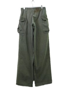 画像2: 1940's U.SARMY M-43 Herringbone Twill Trousers　size w 29.5 inch (表記 w30 / L33) (2)