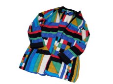 画像4: 1980's~ "K.C. SPENCER" Colorful Rayon Gown　Multi Color　size M- L 位 (表記 18) (4)