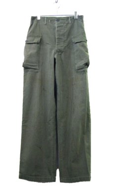 画像1: 1940's U.SARMY M-43 Herringbone Twill Trousers　size w 29.5 inch (表記 w30 / L33) (1)