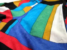 画像5: 1980's~ "K.C. SPENCER" Colorful Rayon Gown　Multi Color　size M- L 位 (表記 18) (5)