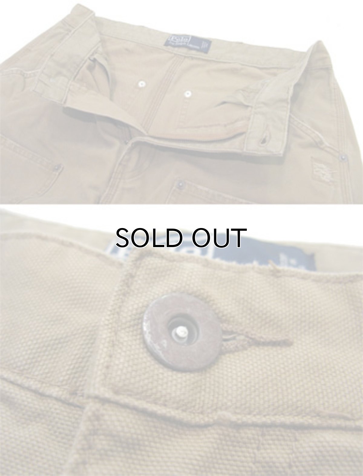 画像4: "Polo by Ralph Lauren" Double Knee Duck Pants BEIGE size 33 inch (表記 32L) (4)