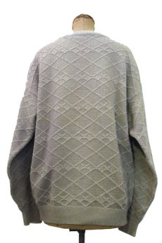 画像2: 1990's~ "CLAIBORNE" Pullover Cotton Sweater　made in USA　BEIGE　size M (表記 M) (2)