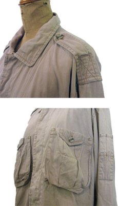 画像3: 1980's~ "FACONABLE" L/S Design Cotton Shirts　BEIGE　size L-XL (表記 5) (3)